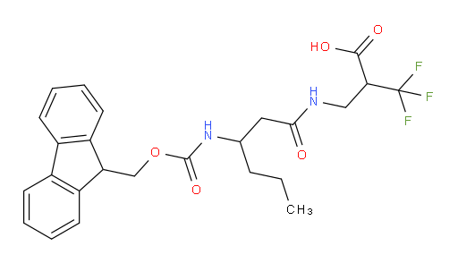 2-{[3-({[(9H-fluoren-9-yl)methoxy]carbonyl}amino)hexanamido]methyl}-3,3,3-trifluoropropanoic acid