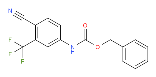 benzyl N-[4-cyano-3-(trifluoromethyl)phenyl]carbamate