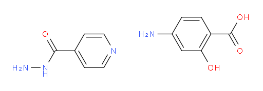 4-amino-2-hydroxybenzoic acid, pyridine-4-carbohydrazide