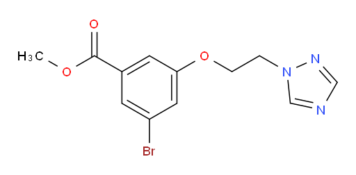 methyl 3-(2-(1H-1,2,4-triazol-1-yl)ethoxy)-5-bromobenzoate