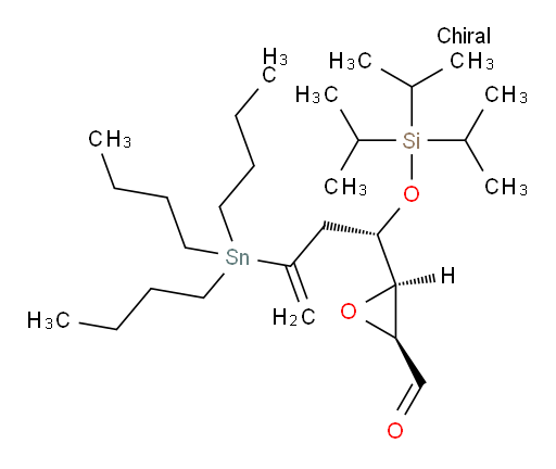 (2S,3R)-3-((S)-3-(tributylstannyl)-1-((triisopropylsilyl)oxy)but-3-en-1-yl)oxirane-2-carbaldehyde