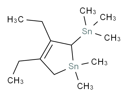 3,4-diethyl-1,1-dimethyl-2-(trimethylstannyl)-2,5-dihydro-1H-stannole