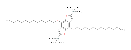 (4,8-bis(dodecyloxy)benzo[1,2-b:4,5-b']difuran-2,6-diyl)bis(trimethylstannane)