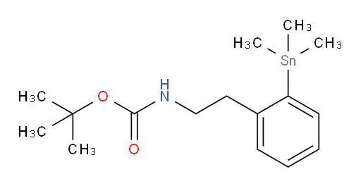 tert-butyl 2-(trimethylstannyl)phenethylcarbamate
