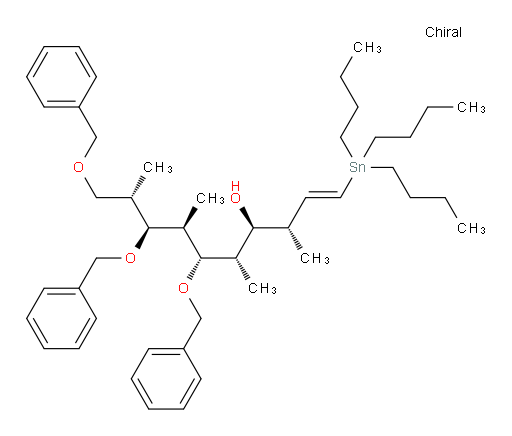 (3S,4S,5S,6S,7R,8S,9S,E)-6,8,10-tris(benzyloxy)-3,5,7,9-tetramethyl-1-(tributylstannyl)dec-1-en-4-ol
