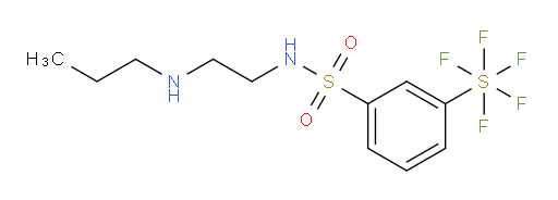 [3-[[[2-(propylamino)ethyl]amino]sulfonyl]phenyl]sulfur pentafluoride