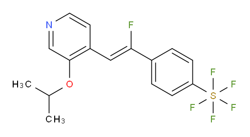 (Z)-4-(1-fluoro-2-(3-isopropoxypyridin-4-yl)vinyl)(pentafluoromercapto)benzene