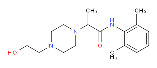 N-(2,6-dimethylphenyl)-2-(4-(2-hydroxyethyl)piperazin-1-yl)propanamide
