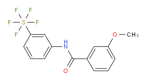[3-[(3-methoxybenzoyl)amino]phenyl]sulfur pentafluoride