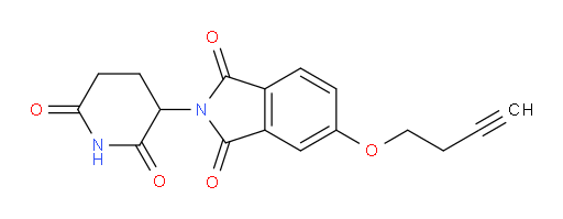 5-(but-3-yn-1-yloxy)-2-(2,6-dioxopiperidin-3-yl)isoindoline-1,3-dione