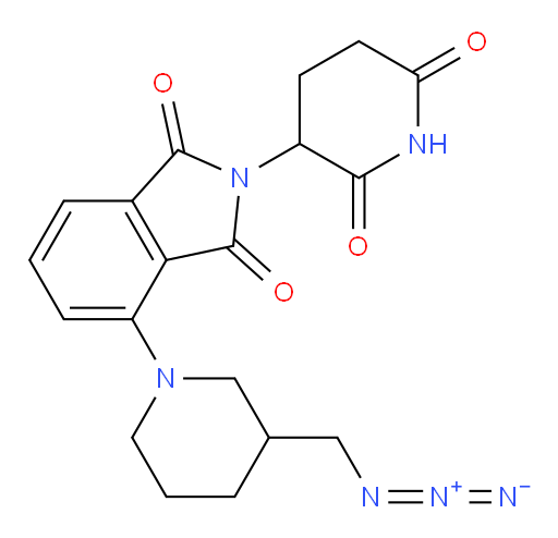 4-(3-(azidomethyl)piperidin-1-yl)-2-(2,6-dioxopiperidin-3-yl)isoindoline-1,3-dione