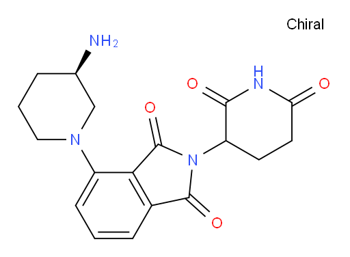 4-((R)-3-aminopiperidin-1-yl)-2-(2,6-dioxopiperidin-3-yl)isoindoline-1,3-dione