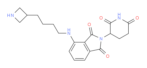 4-((4-(azetidin-3-yl)butyl)amino)-2-(2,6-dioxopiperidin-3-yl)isoindoline-1,3-dione