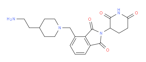 4-((4-(2-aminoethyl)piperidin-1-yl)methyl)-2-(2,6-dioxopiperidin-3-yl)isoindoline-1,3-dione