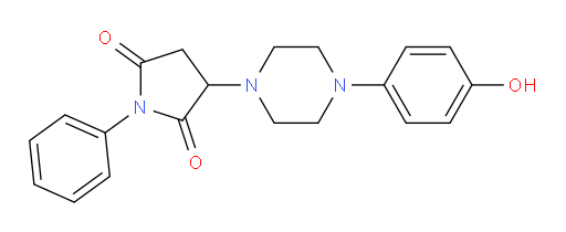 3-(4-(4-hydroxyphenyl)piperazin-1-yl)-1-phenylpyrrolidine-2,5-dione
