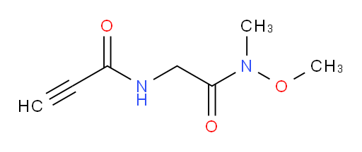 N-{[methoxy(methyl)carbamoyl]methyl}prop-2-ynamide
