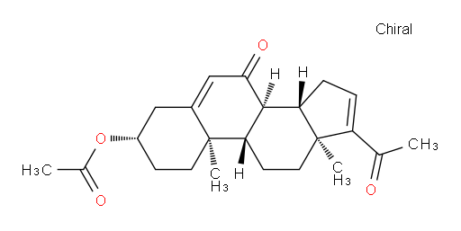 (3S,8R,9S,10R,13S,14S)-17-acetyl-10,13-dimethyl-7-oxo-2,3,4,7,8,9,10,11,12,13,14,15-dodecahydro-1H-cyclopenta[a]phenanthren-3-yl acetate