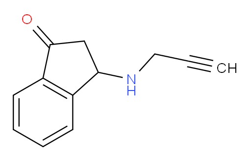 2,3-Dihydro-3-(2-propyn-1-ylamino)-1H-inden-1-one