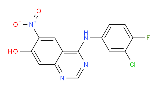 4-[(3-Chloro-4-fluorophenyl)amino]-6-nitro-7-quinazolinol