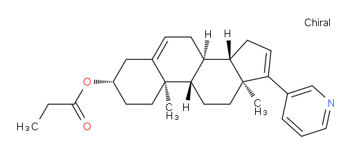 (3S,8R,9S,10R,13S,14S)-10,13-dimethyl-17-(pyridin-3-yl)-2,3,4,7,8,9,10,11,12,13,14,15-dodecahydro-1H-cyclopenta[a]phenanthren-3-yl propionate
