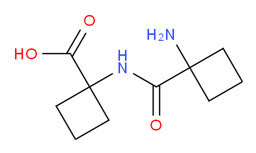 1-(1-aminocyclobutanecarboxamido)cyclobutanecarboxylic acid