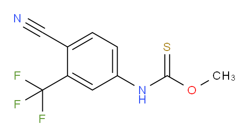 O-Methyl N-[4-cyano-3-(trifluoromethyl)phenyl]carbamothioate