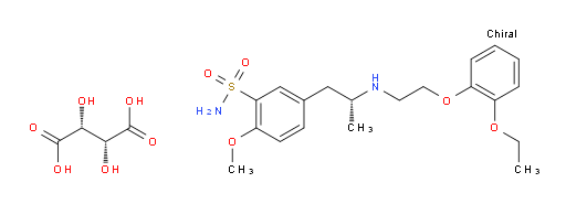 (R)-5-(2-((2-(2-ethoxyphenoxy)ethyl)amino)propyl)-2-methoxybenzenesulfonamide (2R,3R)-2,3-dihydroxysuccinate