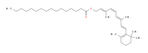 (2E,4Z,6E,8E)-3,7-dimethyl-9-(2,6,6-trimethylcyclohex-1-en-1-yl)nona-2,4,6,8-tetraen-1-yl palmitate
