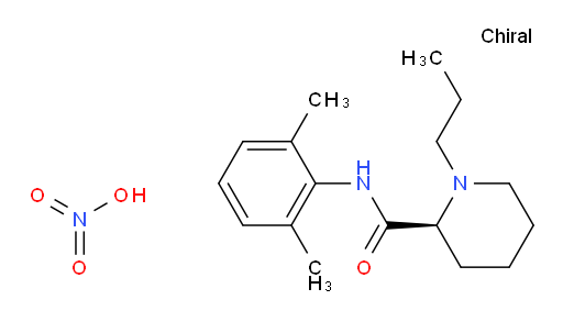 (S)-N-(2,6-dimethylphenyl)-1-propylpiperidine-2-carboxamide nitrate
