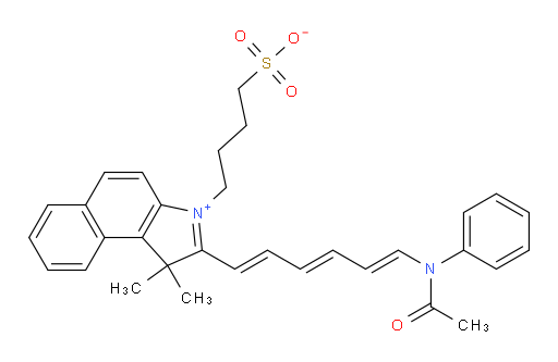 4-(1,1-dimethyl-2-(6-(N-phenylacetamido)hexa-1,3,5-trien-1-yl)-1H-benzo[e]indol-3-ium-3-yl)butane-1-sulfonate