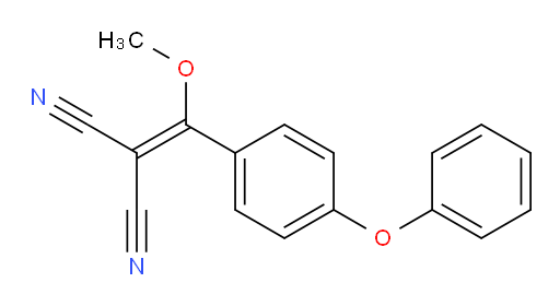 2-(methoxy(4-phenoxyphenyl)methylene)malononitrile