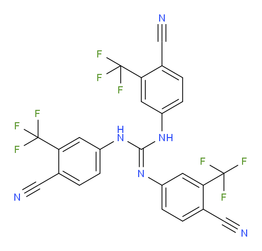 1,2,3-tris(4-cyano-3-(trifluoromethyl)phenyl)guanidine