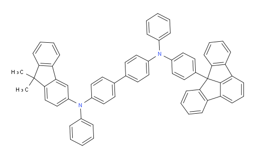 N4-(4-(7bH-indeno[1,2,3-jk]fluoren-7b-yl)phenyl)-N4'-(9,9-dimethyl-9H-fluoren-3-yl)-N4,N4'-diphenyl-[1,1'-biphenyl]-4,4'-diamine