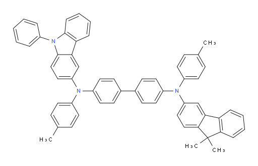 N4-(9,9-dimethyl-9H-fluoren-3-yl)-N4'-(9-phenyl-9H-carbazol-3-yl)-N4,N4'-di-p-tolyl-[1,1'-biphenyl]-4,4'-diamine