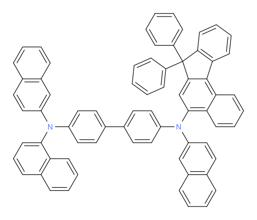 N4-(7,7-diphenyl-7H-benzo[c]fluoren-5-yl)-N4'-(naphthalen-1-yl)-N4,N4'-di(naphthalen-2-yl)-[1,1'-biphenyl]-4,4'-diamine