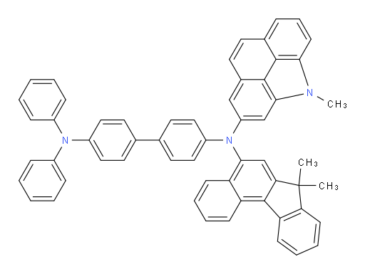 N4-(7,7-dimethyl-7H-benzo[c]fluoren-5-yl)-N4-(4-methyl-4H-benzo[def]carbazol-2-yl)-N4',N4'-diphenyl-[1,1'-biphenyl]-4,4'-diamine