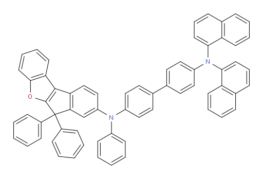 N4-(6,6-diphenyl-6H-indeno[2,1-b]benzofuran-8-yl)-N4',N4'-di(naphthalen-1-yl)-N4-phenyl-[1,1'-biphenyl]-4,4'-diamine