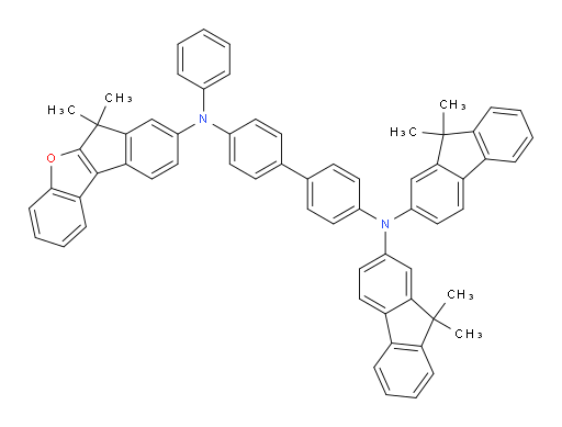 N4-(6,6-dimethyl-6H-indeno[2,1-b]benzofuran-8-yl)-N4',N4'-bis(9,9-dimethyl-9H-fluoren-2-yl)-N4-phenyl-[1,1'-biphenyl]-4,4'-diamine