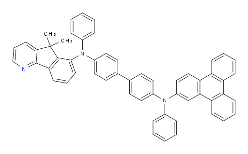 N4-(5,5-dimethyl-5H-indeno[1,2-b]pyridin-6-yl)-N4,N4'-diphenyl-N4'-(triphenylen-2-yl)-[1,1'-biphenyl]-4,4'-diamine