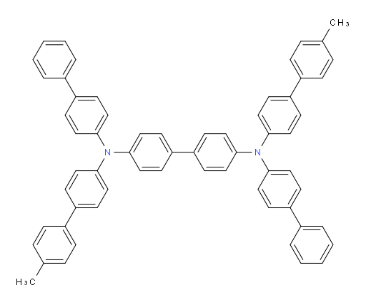 N4,N4'-di([1,1'-biphenyl]-4-yl)-N4,N4'-bis(4'-methyl-[1,1'-biphenyl]-4-yl)-[1,1'-biphenyl]-4,4'-diamine