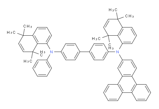 N4-phenyl-N4,N4'-bis(5,5,8,8-tetramethyl-5,8-dihydronaphthalen-1-yl)-N4'-(triphenylen-2-yl)-[1,1'-biphenyl]-4,4'-diamine