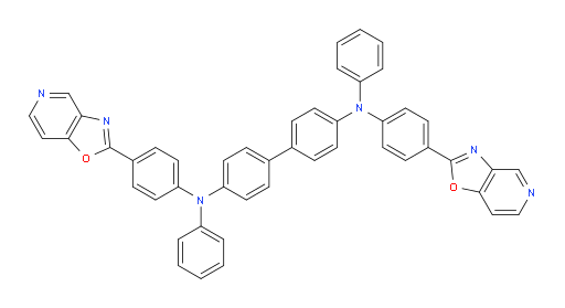 N4,N4'-bis(4-(oxazolo[4,5-c]pyridin-2-yl)phenyl)-N4,N4'-diphenyl-[1,1'-biphenyl]-4,4'-diamine