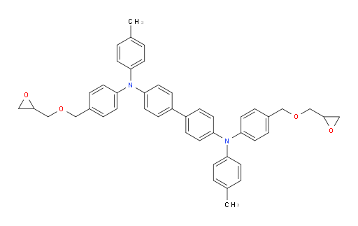 N4,N4'-bis(4-((oxiran-2-ylmethoxy)methyl)phenyl)-N4,N4'-di-p-tolyl-[1,1'-biphenyl]-4,4'-diamine