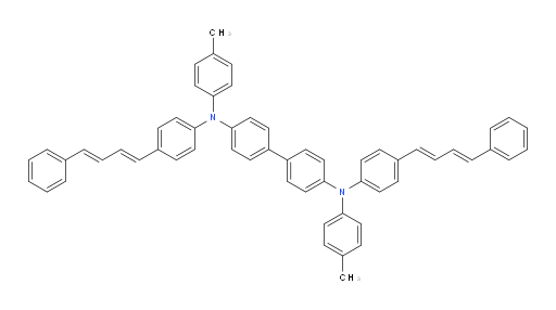 N4,N4'-bis(4-((1E,3E)-4-phenylbuta-1,3-dien-1-yl)phenyl)-N4,N4'-di-p-tolyl-[1,1'-biphenyl]-4,4'-diamine