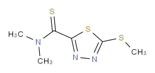 N,N-dimethyl-5-(methylthio)-1,3,4-thiadiazole-2-carbothioamide