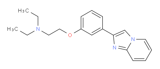 N,N-diethyl-2-(3-(imidazo[1,2-a]pyridin-2-yl)phenoxy)ethanamine