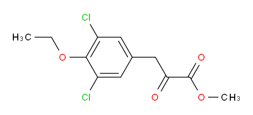 methyl 3-(3,5-dichloro-4-ethoxyphenyl)-2-oxopropanoate