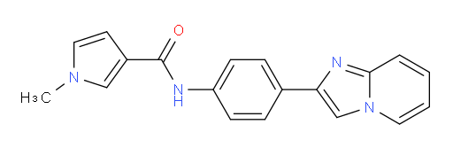 N-(4-(imidazo[1,2-a]pyridin-2-yl)phenyl)-1-methyl-1H-pyrrole-3-carboxamide