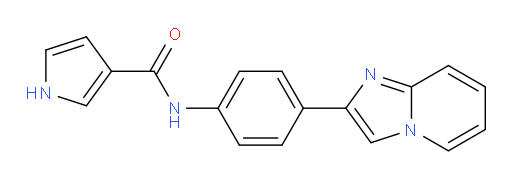 N-(4-(imidazo[1,2-a]pyridin-2-yl)phenyl)-1H-pyrrole-3-carboxamide