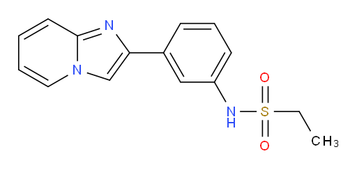 N-(3-(imidazo[1,2-a]pyridin-2-yl)phenyl)ethanesulfonamide
